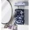 mDesign Steel Wall Mount Towel Rack Holder Organizer with Storage Shelf